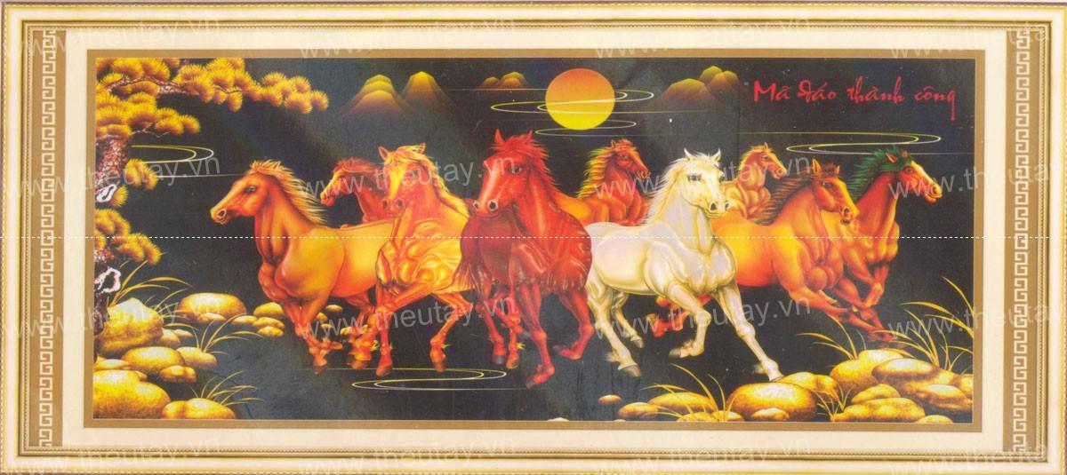 Tranh đính đá abc 3d mã đáo thành công ha082ab kt:86x42cm