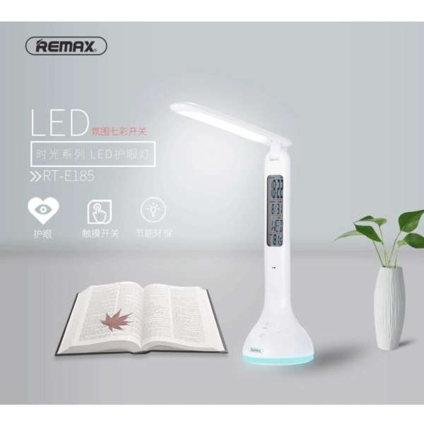 Đèn học công nghệ LED tích điện thông minh chống cận đa chức năng Remax E185