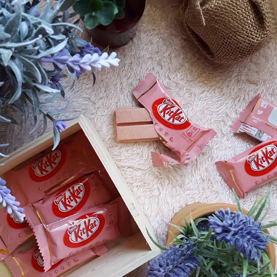 Bánh Kitkat Phúc Bồn Tử mâm xôi) - Nhật bản