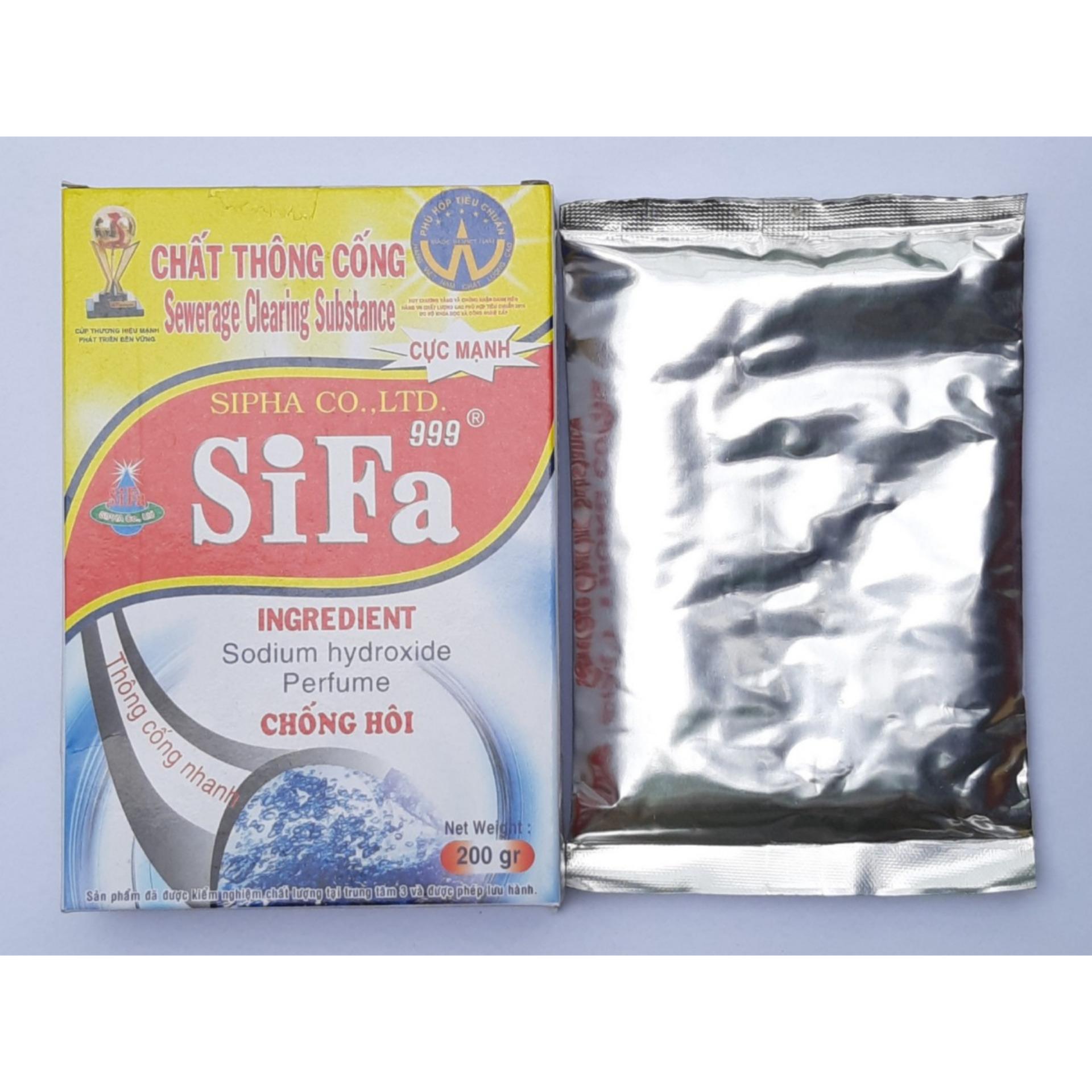 Bột Thông Tắc Cống Cực Mạnh Chống hôi -200g Sifa