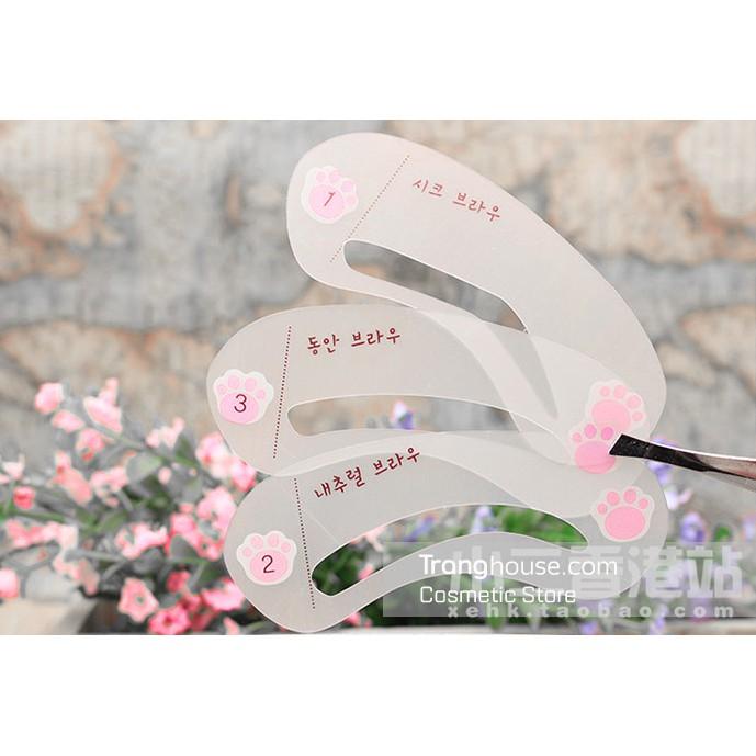 SET 3 KHUÔN KẺ LÔNG MÀY BROW CLASS