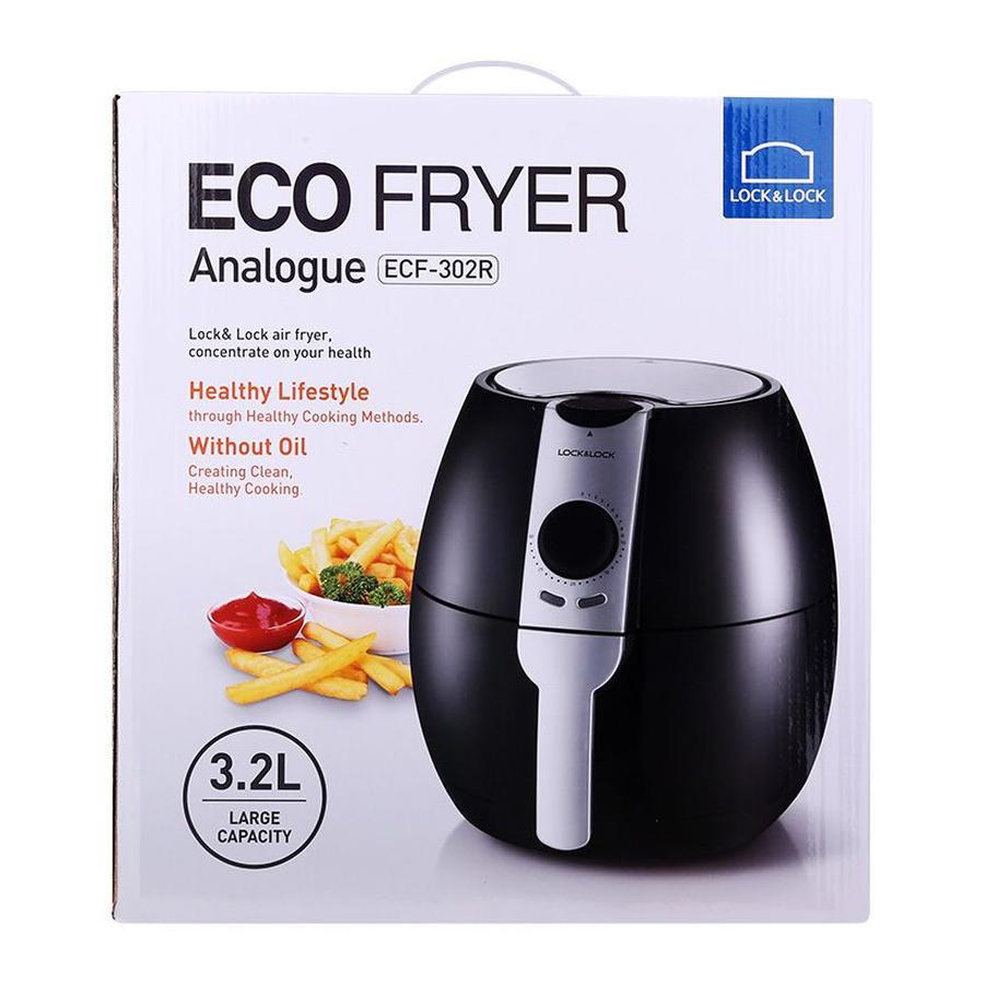 Nồi chiên không dầu Lock&Lock ECF-302R 3.2L 1400W (Đen)