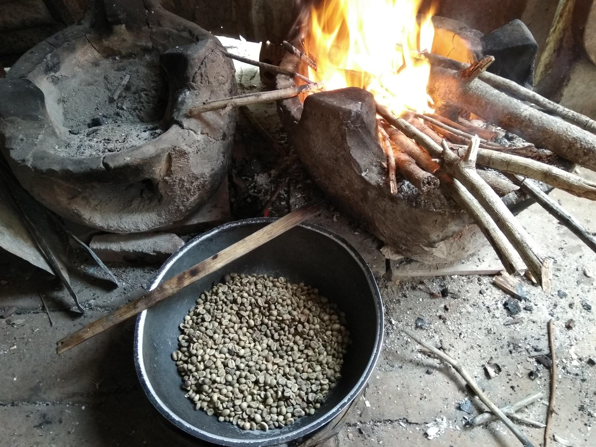 1kg cà phê hạt Robusta đã rang thủ công