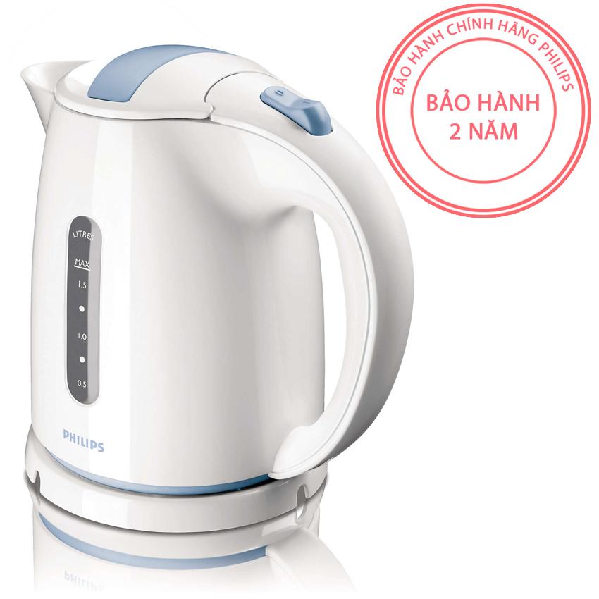 [NTT] Ấm siêu tốc Philips HD-4646 1.5L (Trắng) - Hàng nhập khẩu