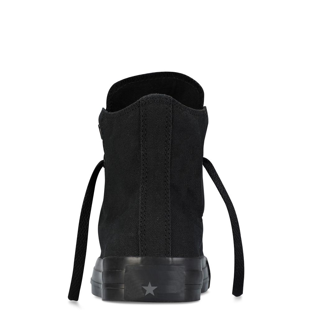 Cv Classic Canvas Sneakers High Collar Full Black Women's Shoes