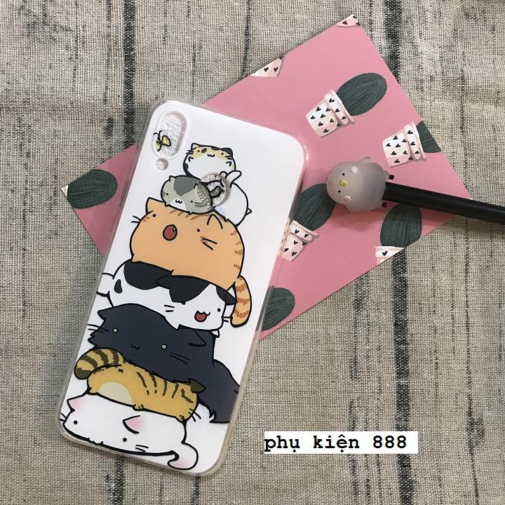 Ốp lưng silicon dẻo nhiều hình dành cho Huawei Nova 3E