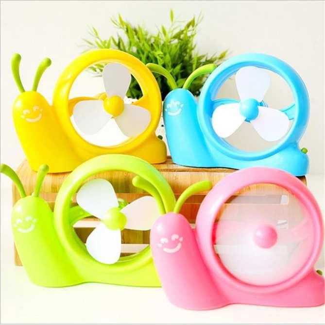 Quạt usb Mini hình dáng ốc sên (Vàng)