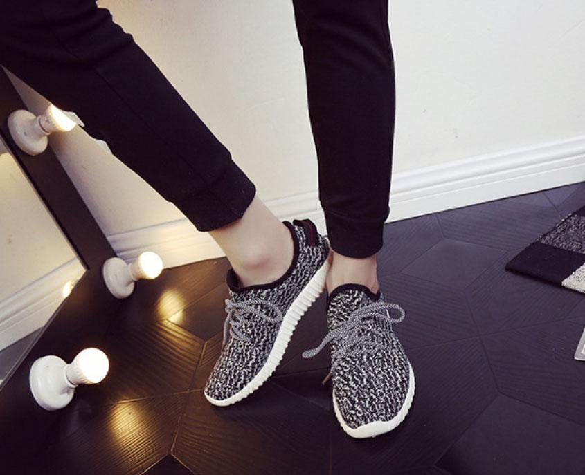 Giày sneaker nữ vải Xám lông chuột