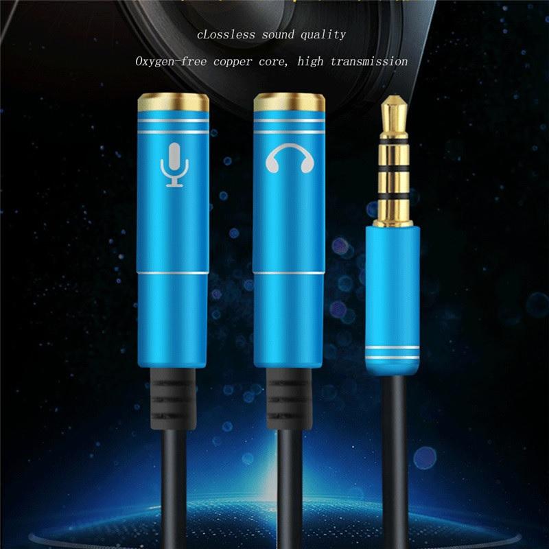 Jack chia audio 3.5 ra mic và loa