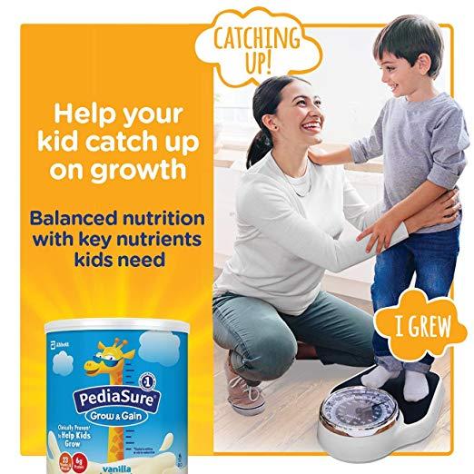 Sữa PediaSure Grow & Gain Vanilla Shake Mix 400g