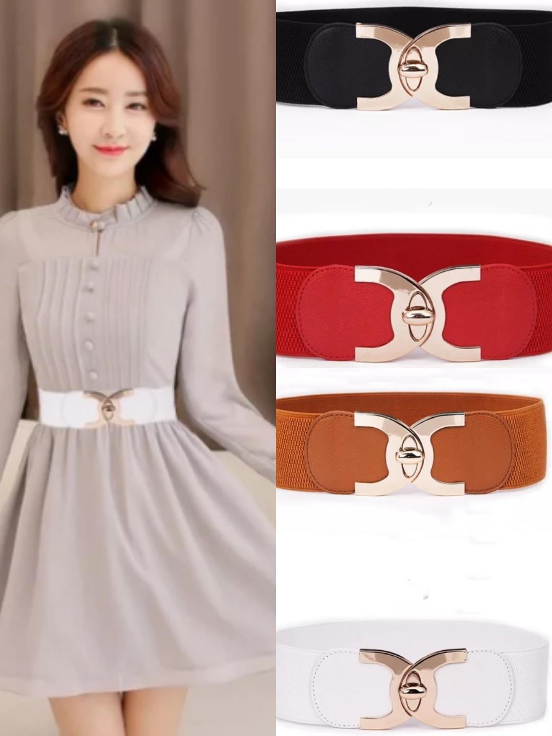 [HCM]Dây nịt nữ thắt lưng nữ thời trang Hàn Quốc màu trắng