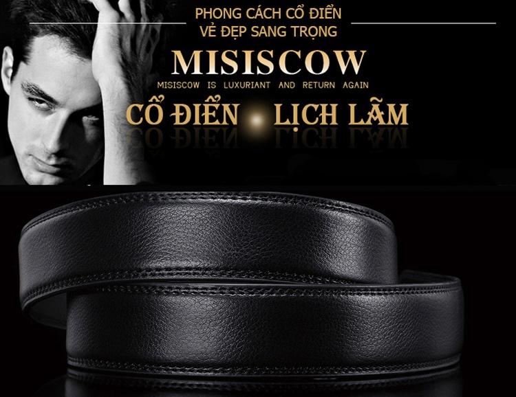 Dây Nịt Nam Da Bò Mặt Cá Sấu SPK914 (Đen)