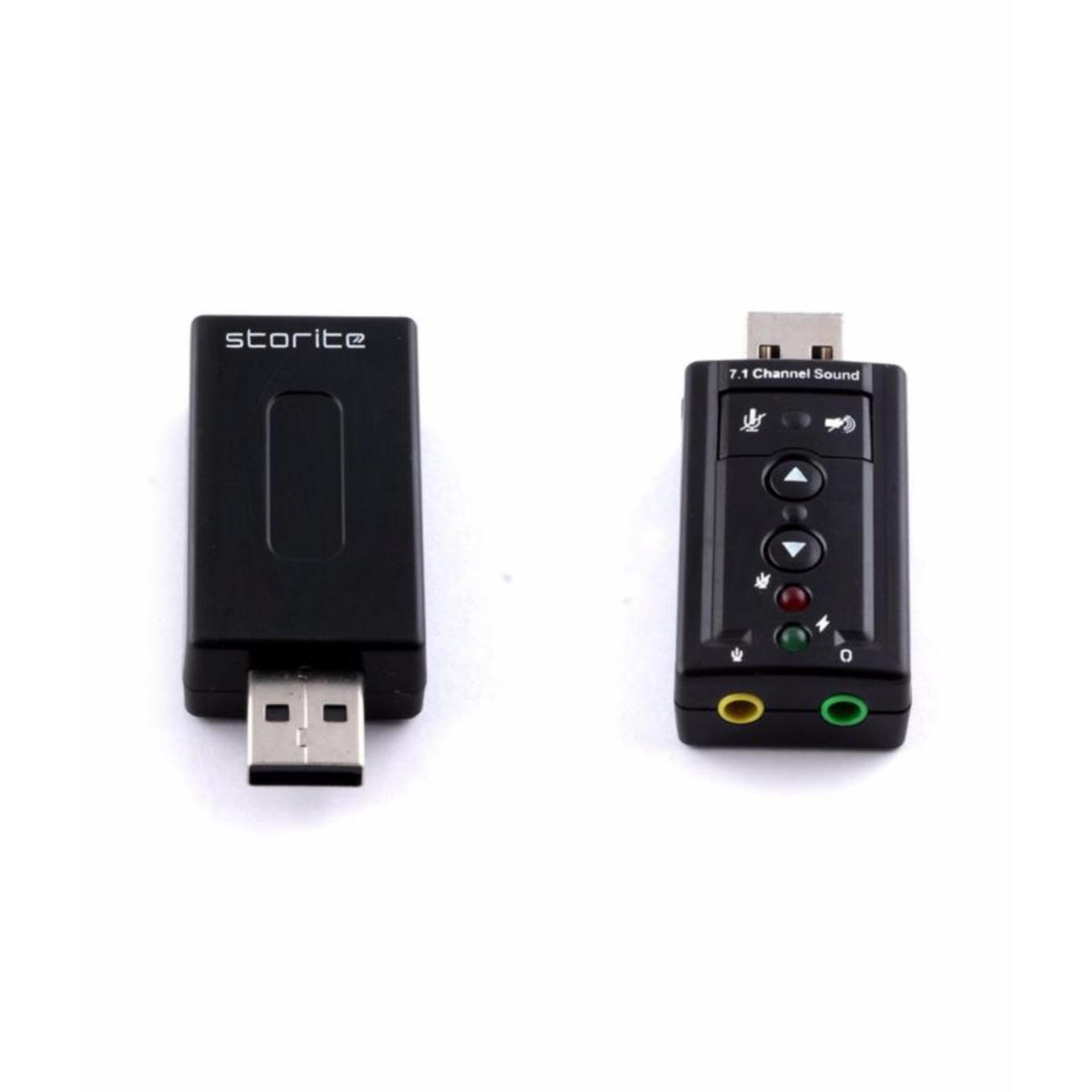 USB sound âm thanh 3D Taiwan 7.1 (Đen)