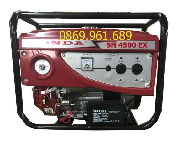 Máy phát điện chạy xăng honda SH4500E-BXĐ 3kw_đề