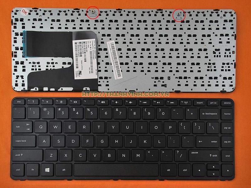 Bàn phím laptop HP. PAVILION 14N, 14E ĐEN