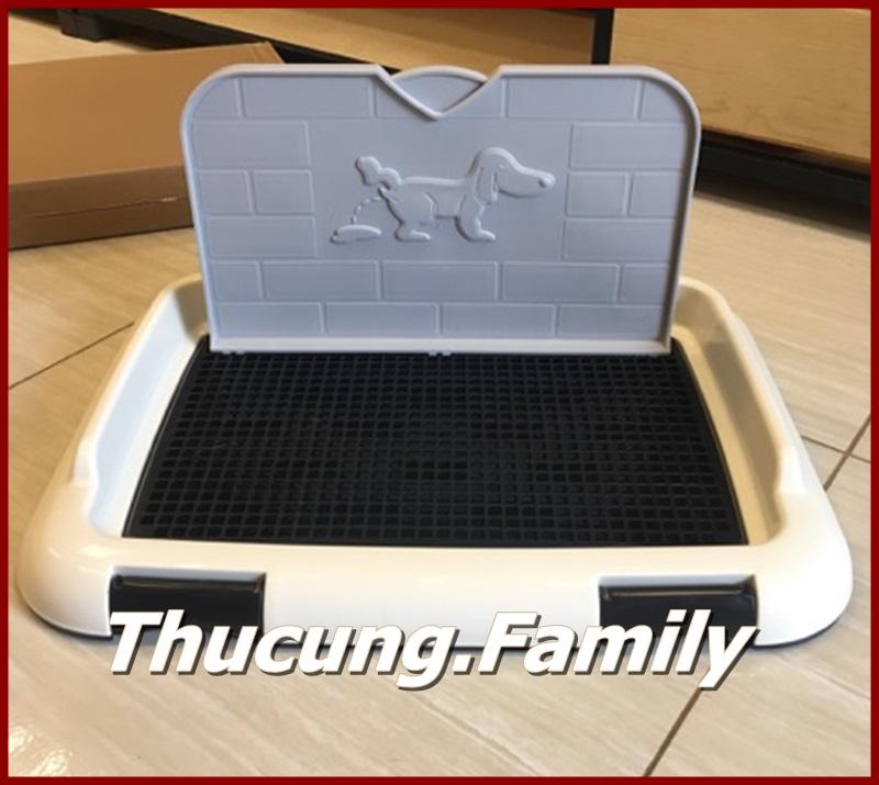 [HCM]Khay vệ sinh cho chó có tường và cọc cao cấp. Kt: 67x46.
