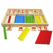 Đồ chơi Bộ que tính và chữ số Gỗ cho bé học toán Đồ chơi giáo dục thông