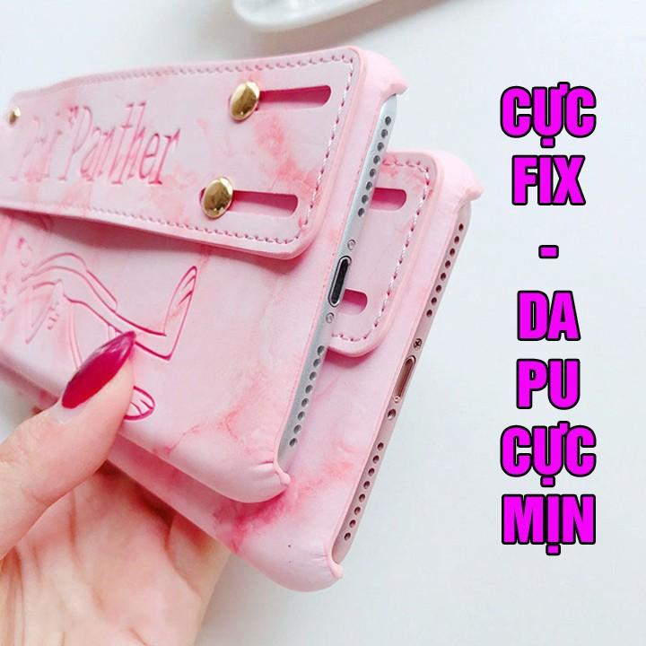 ỐP LƯNG IPHONE X / ỐP DA BÁO HỒNG IPX