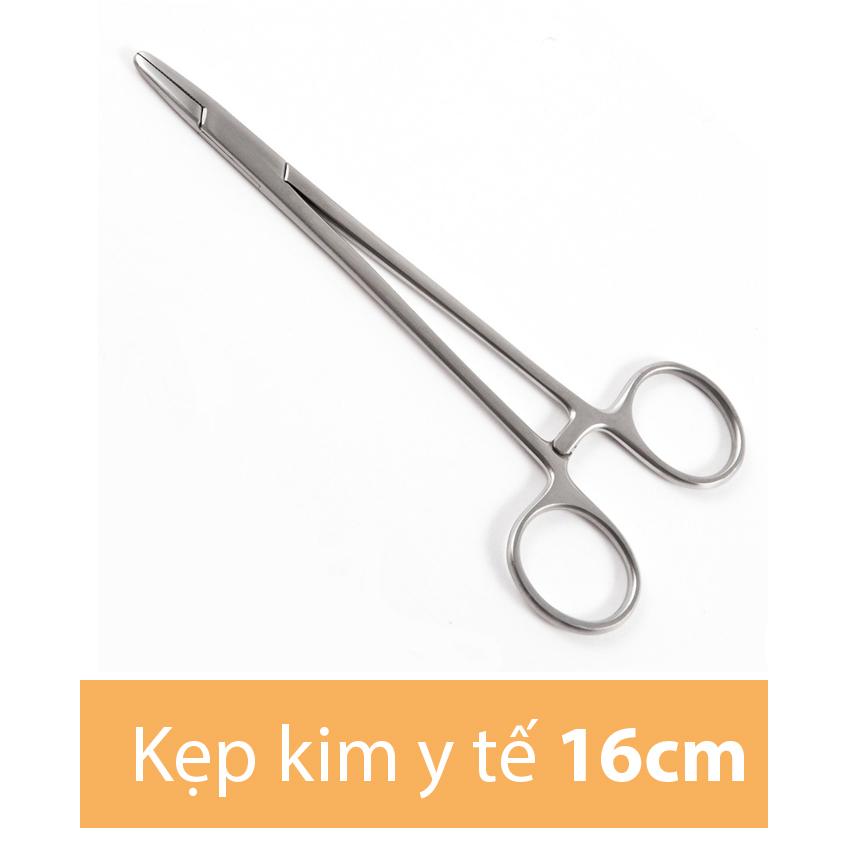 Panh kẹp kim hay Pen kẹp kim y tế 16cm Pakistan