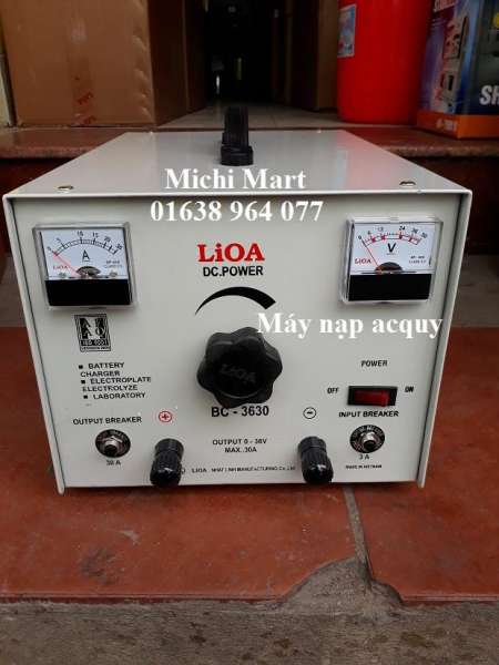 Máy nạp ắc quy Lioa 30A - BC3630