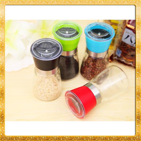 Cối xay tiêu cầm tay đa năng cối xay tiêu cực nhuyễn cối to dụng cụ xay tiêu cối thủy tinh