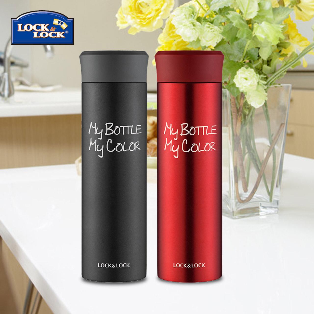 Bình giữ nhiệt Lock&Lock Colorful Tumbler (FUNCOLOR) LHC4015BLK 390ml (Đen nhám)