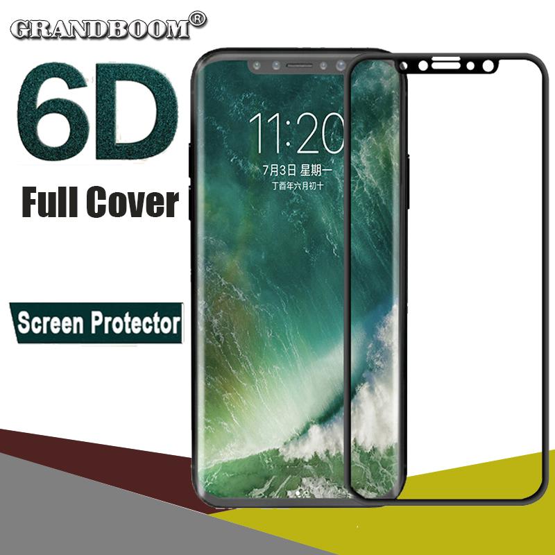Miếng dán cường lực 6D Full màn cho iPhone Xs Max (6.5 inch) - Đen