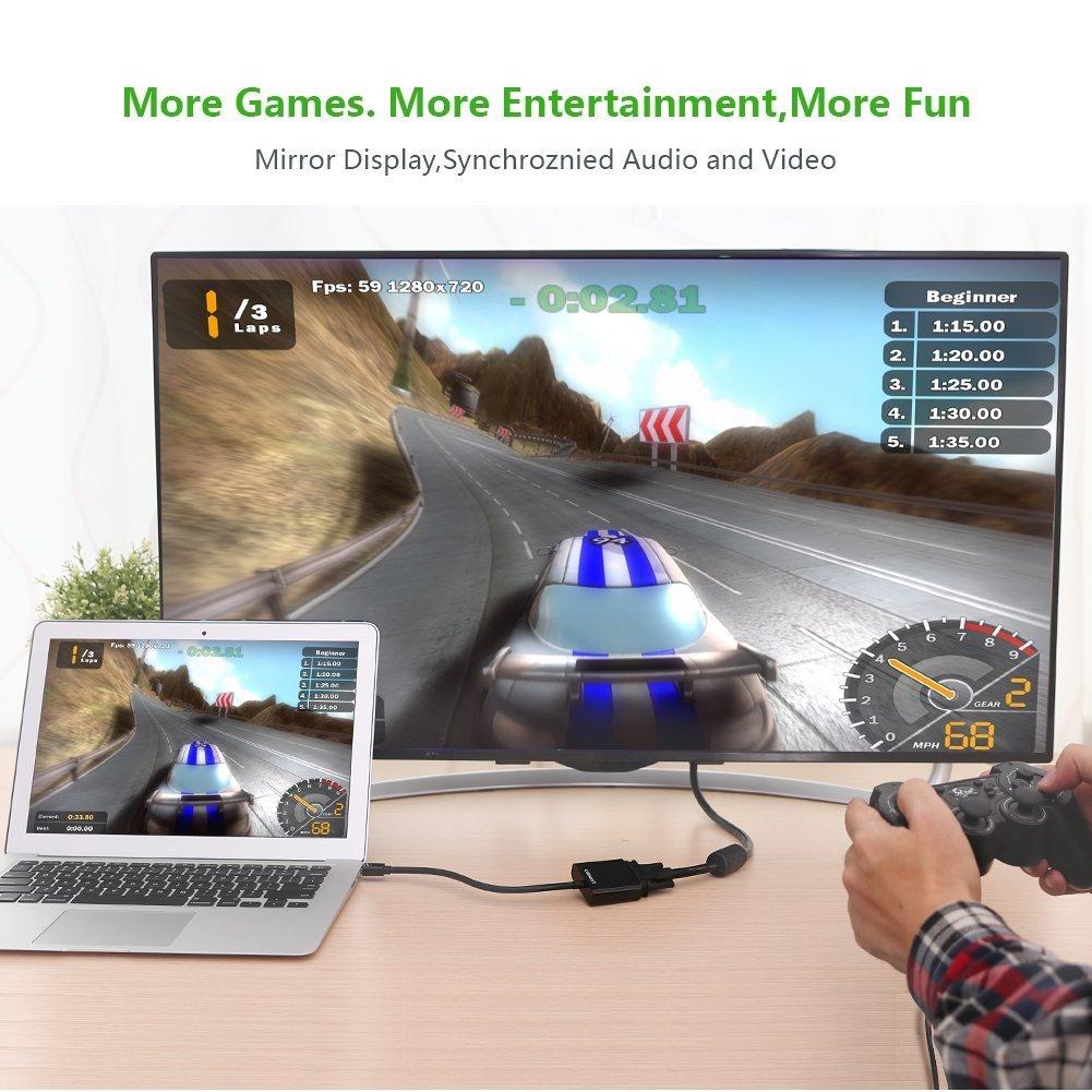 Cáp Thunderbolt ra VGA  Dây Mini Displayport sang VGA Ugreen