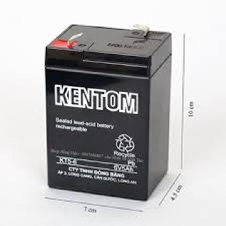 Bình ắc quy khô Kentom 6vol 5ah