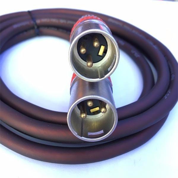 Cặp Dây Jack Canon Đực ra 6.5mm dài 1m