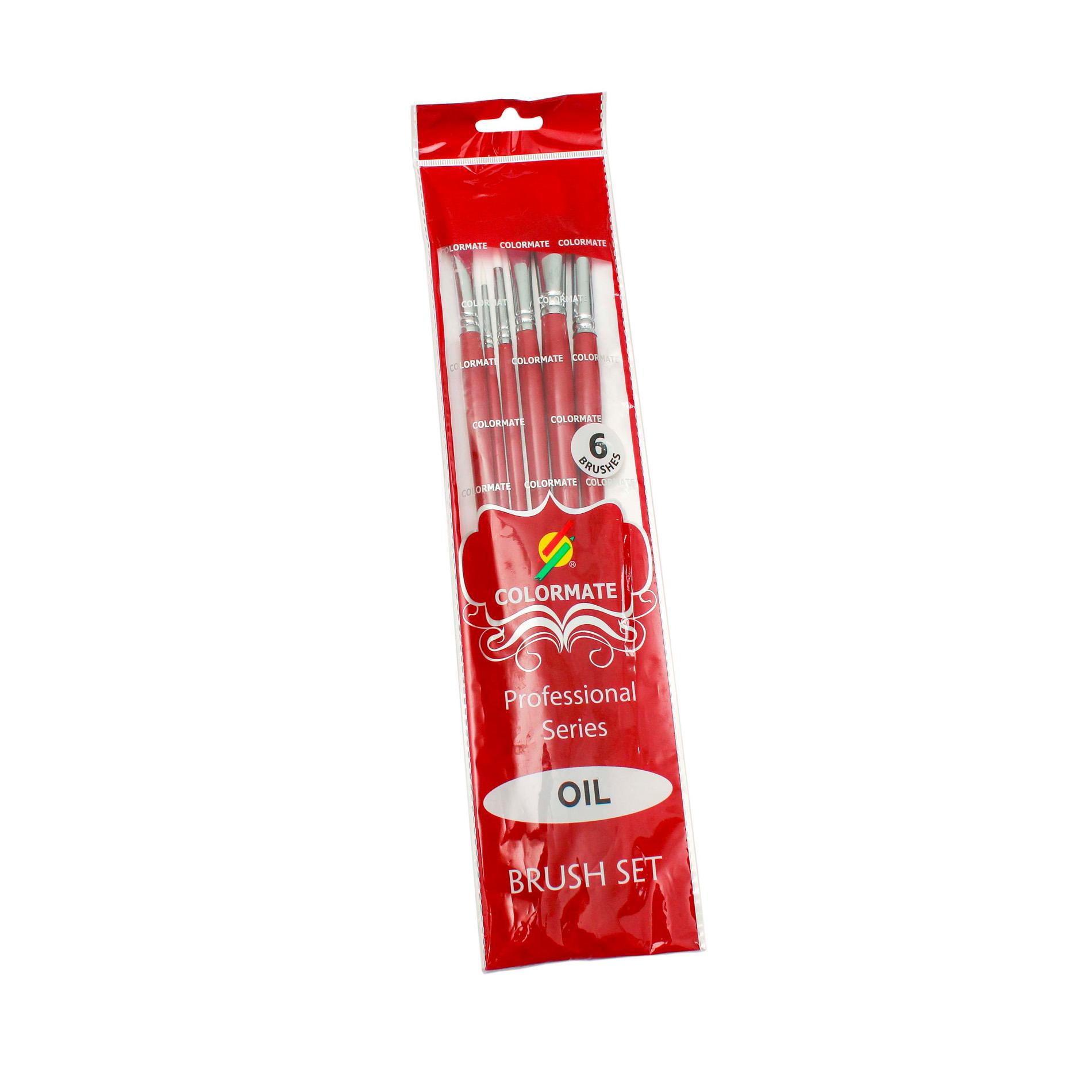 Bộ 6 Cây Cọ Vẽ Màu Sơn Dầu