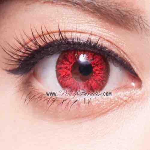 [HCM]Lens màu đỏ không độ