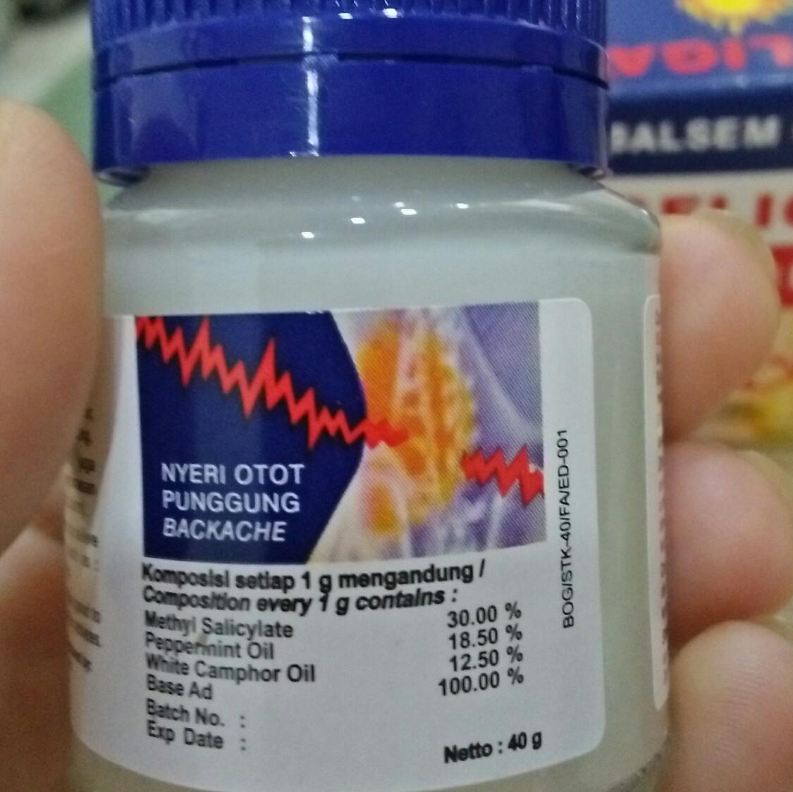 Combo 6 DẦU CÙ LÀ LỬA - GELIGA MUSCULAR BALM 40gr