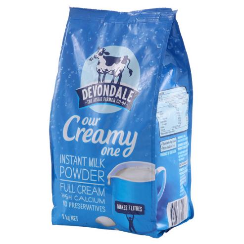 (Date 09/2022) Sữa Bột Full Cream Devondale Túi 1Kg
