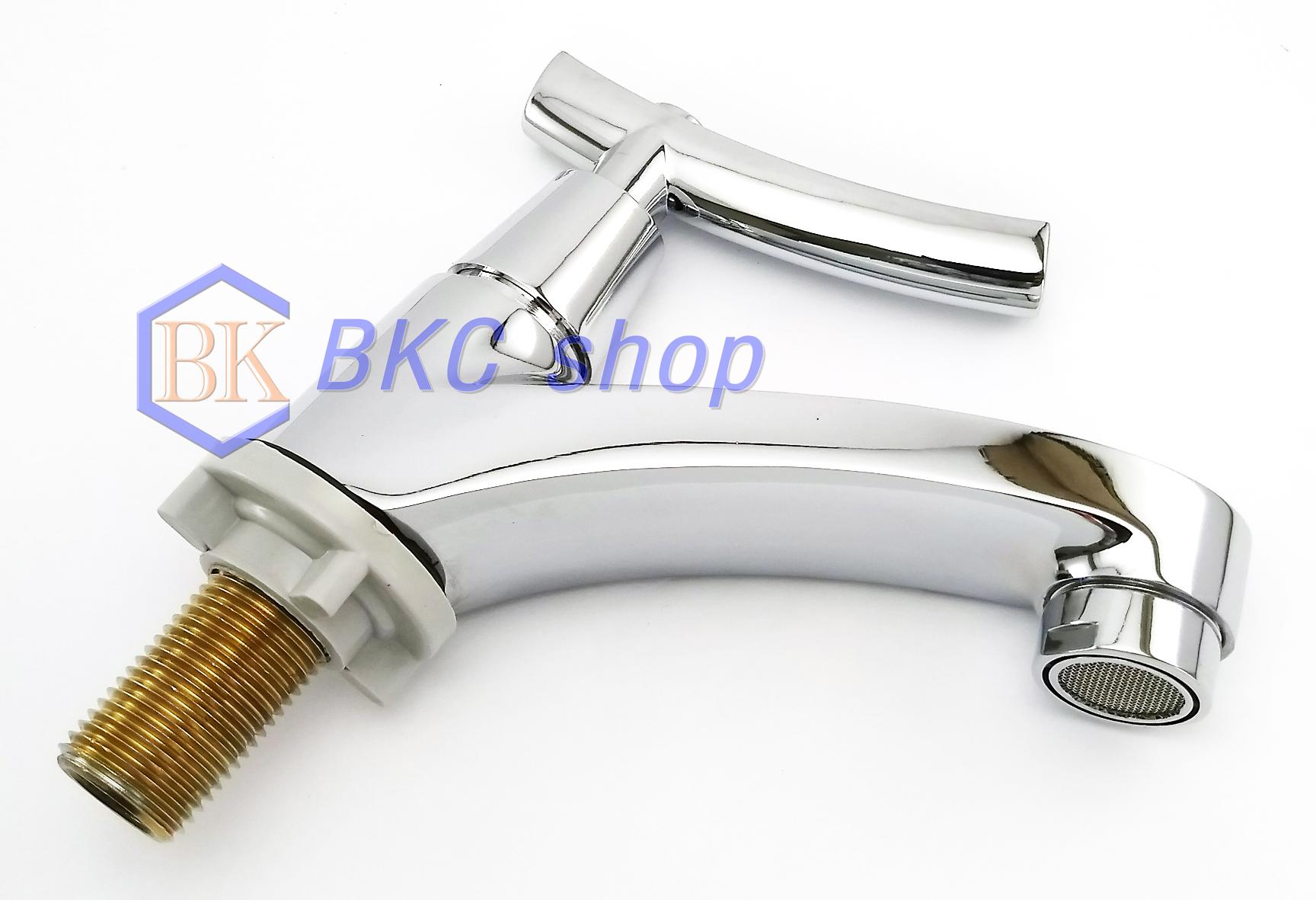 Vòi Lavabo lạnh Sanji LV05B (Bạc)