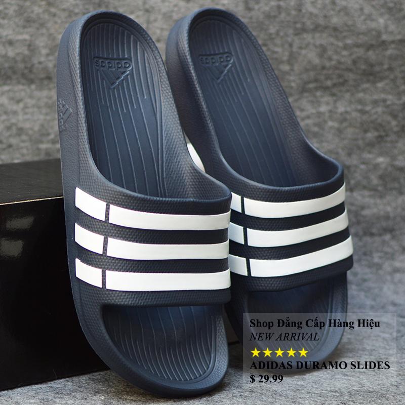 ADIDAS_ DURAMO AUTHENTIC màu xanh đen sọc trắng