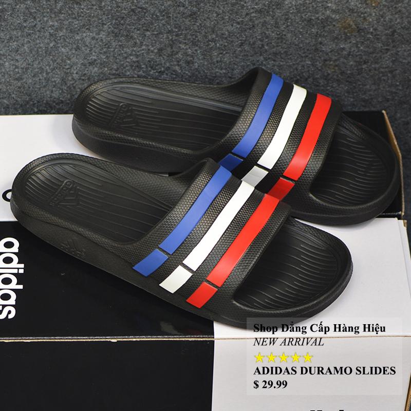 ADIDAS_ DURAMO AUTHENTIC màu đen sọc dương trắng đỏ