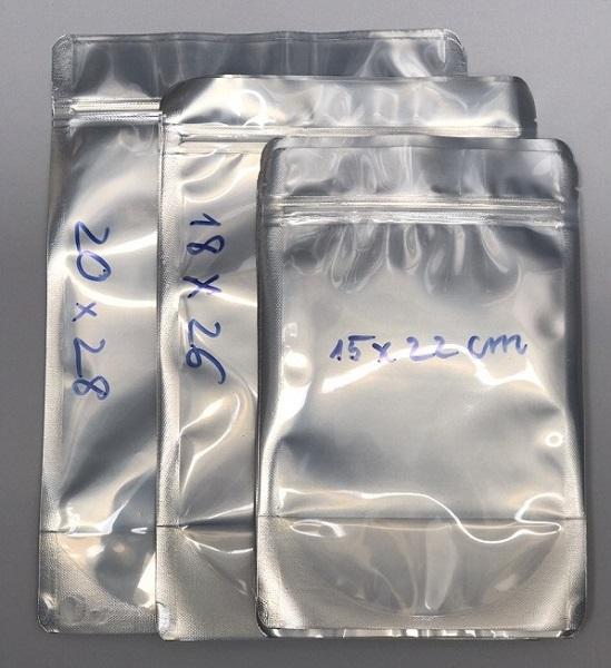 [HCM]1 kg Túi Zip Bạc - Trong Đáy Đứng (18*26 cm)