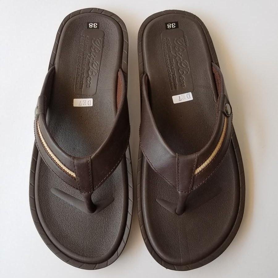 [HCM]Dép kẹp nam BIGBEN da bò thật cao cấp bảo hành một năm