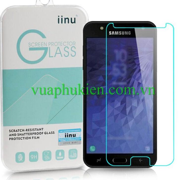 Kính cường lực Glass trong suốt cho Samsung Galaxy J7 Duo - Hàng nhập khẩu