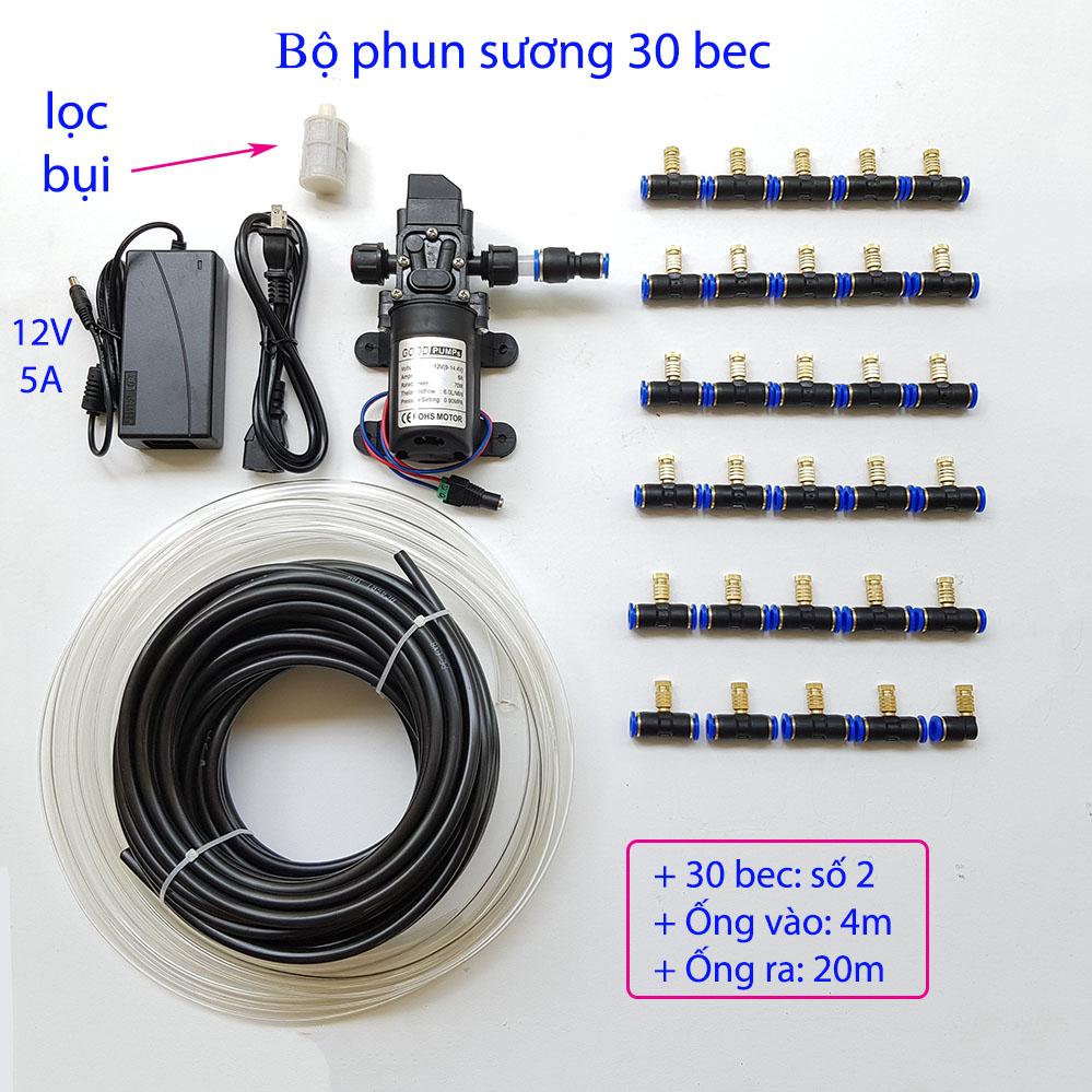 Bộ máy phun sương 30 bec