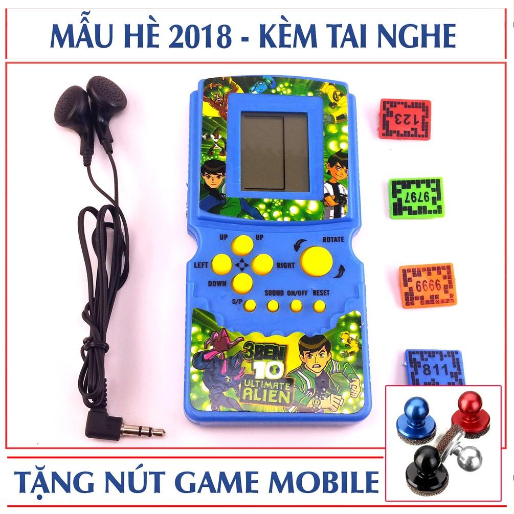 Máy điện tử cầm tay Brick Game 9999 in 1 + Tặng free nút game Joystick (BRICK.GAME10)