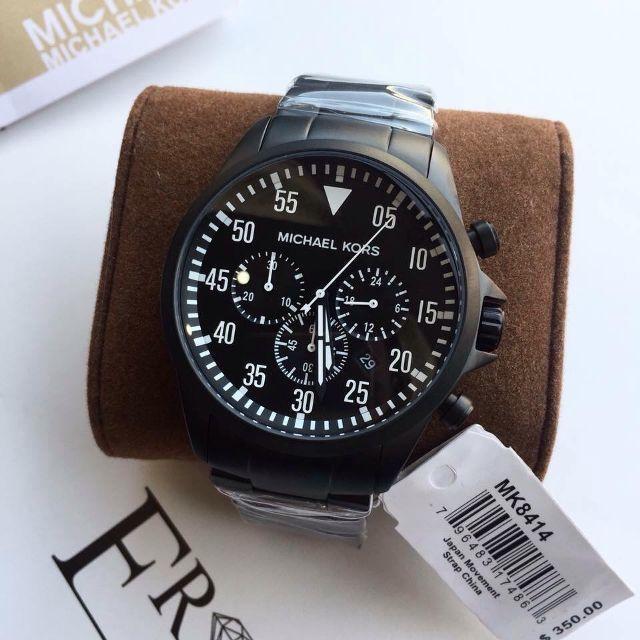 [HCM]Đồng Hồ Nam Michael Kors MK8414 Gage Black.