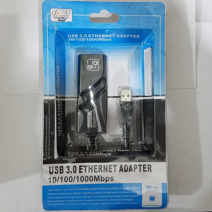 Cáp chuyển đổi USB 3.0 - 2.0 sang LAN (Ethernet) - PK27
