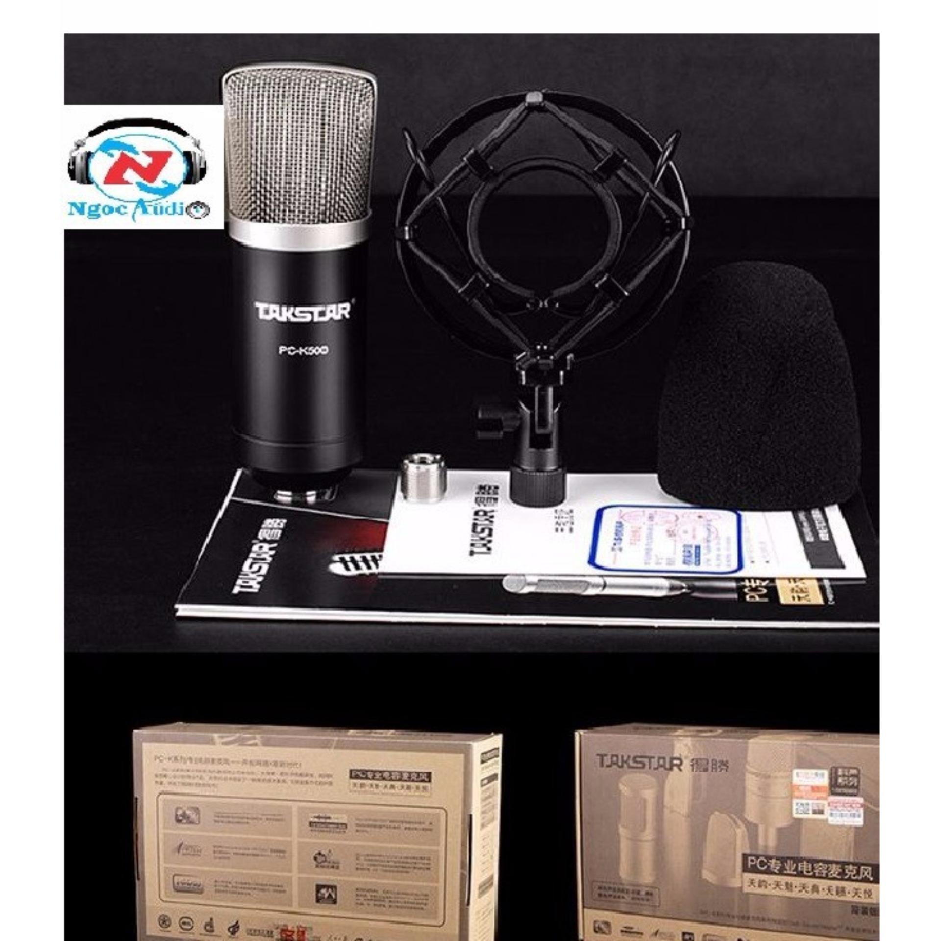 MIC THU ÂM TAKSTAR PC-K600_FULL nguồn phantom 48V và dây