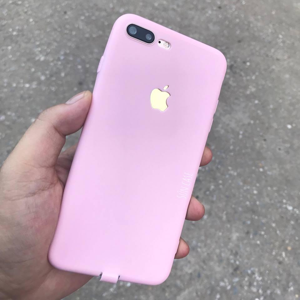 ốp hở táo iphone 6Plus màu xanh