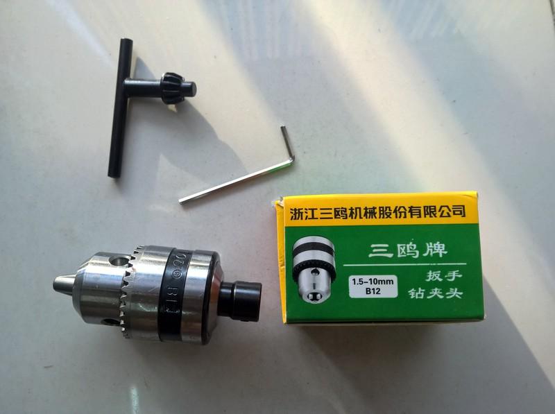 Đầu khoan B12 và trục nối 5mm