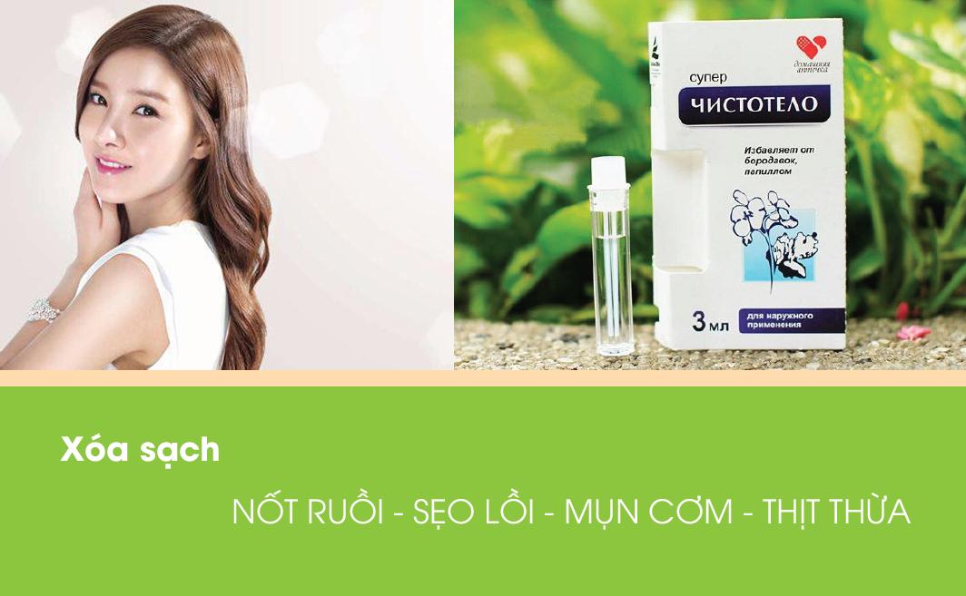 GEL XÓA NỐT RUỒI, THỊT THỪA, MỤN CÓC