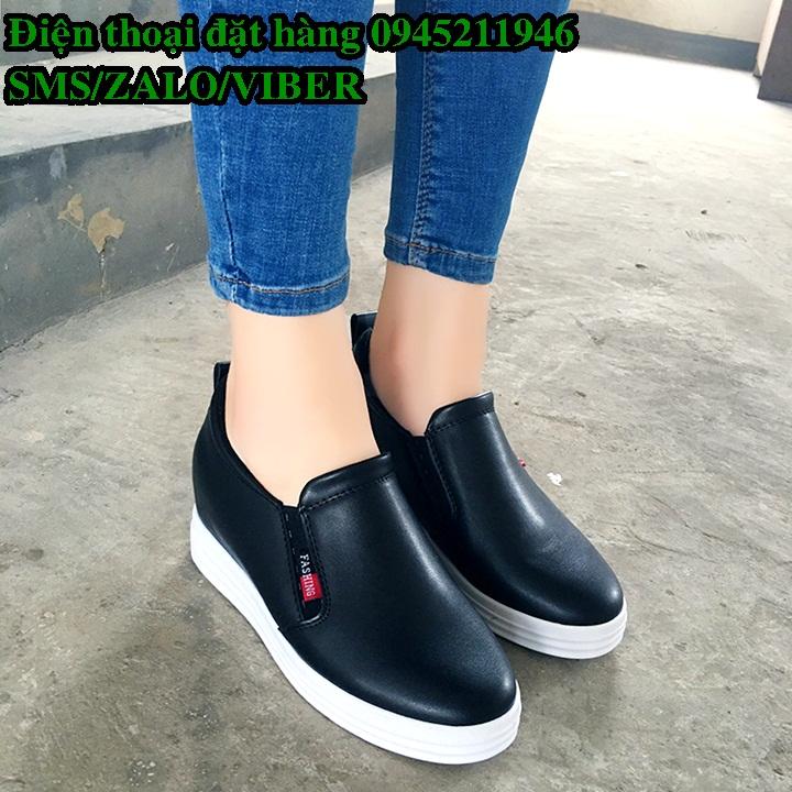 Giày Sneaker độn đế nữ kiểu Hàn Quốc C65