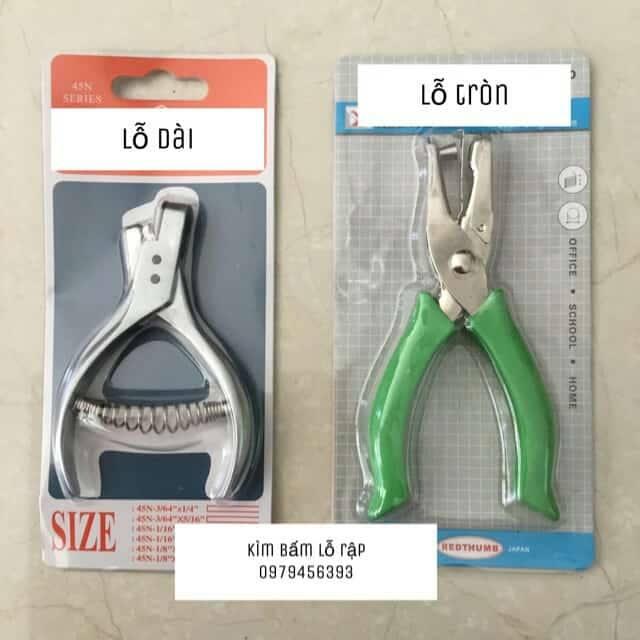 bộ 2 kìm bấm lỗ rập